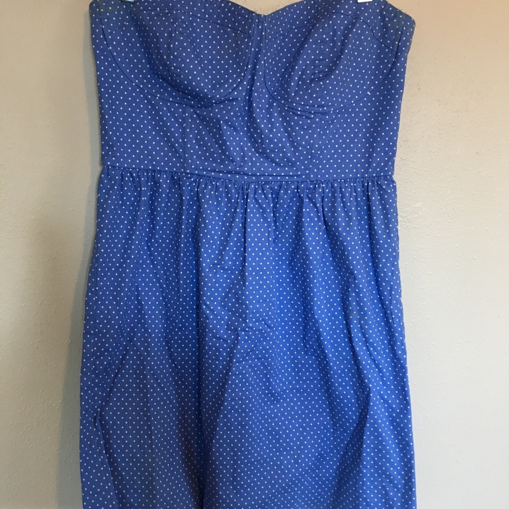 Strapless Polkadot Dress